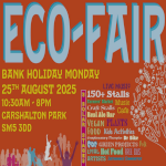 Aug 2025 - Green Thumbs, EcoFair, Tidy Up, Flower Arranging, Wandle Family Fun, Claudio @ Hackbridge